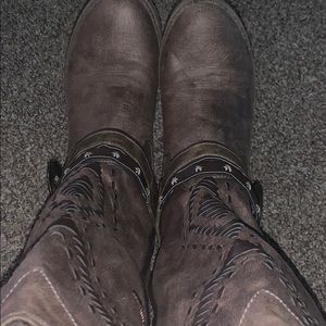 Brown boots